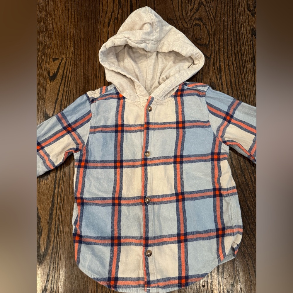VGUC Hanna Andersson hooded button-down!
